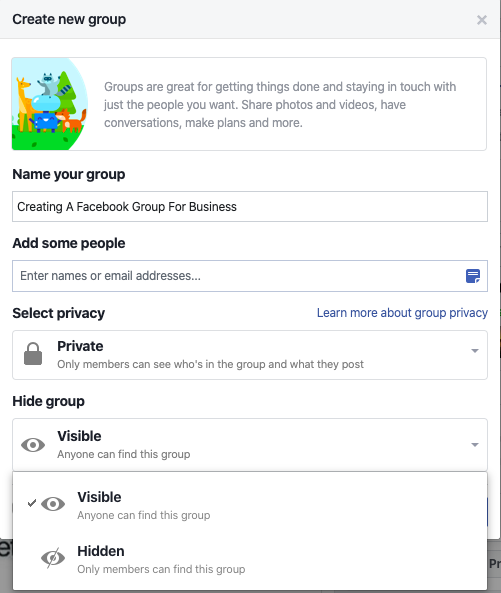 How To Create A Facebook Group For Business 4